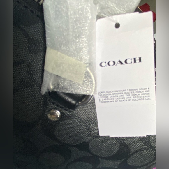🏷️ COACH BLACK BAG~BRAND NEW WITH TAGS AND INSIDE SHIPPING BAG! - Picture 10 of 11